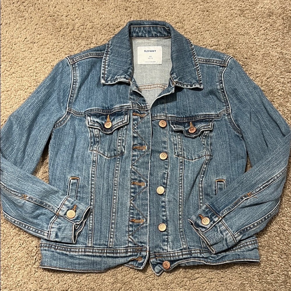 Old Navy Women's Classic Blue Jean Jacket